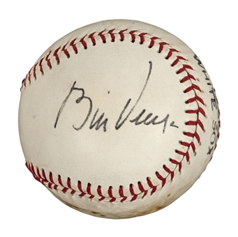 Bill Veeck Single-Signed Baseball (PSA/DNA)
